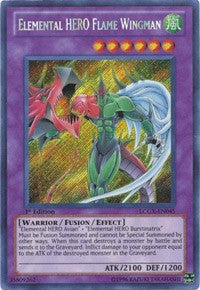 Elemental HERO Flame Wingman [LCGX-EN045] Secret Rare | RetroPlay Games