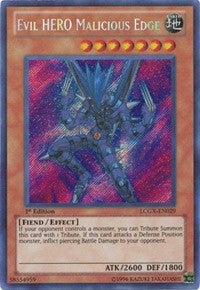 Evil HERO Malicious Edge [LCGX-EN029] Secret Rare | RetroPlay Games