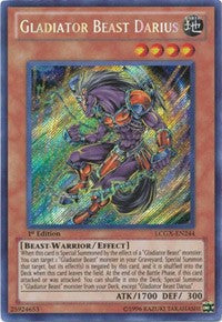 Gladiator Beast Darius [LCGX-EN244] Secret Rare | RetroPlay Games