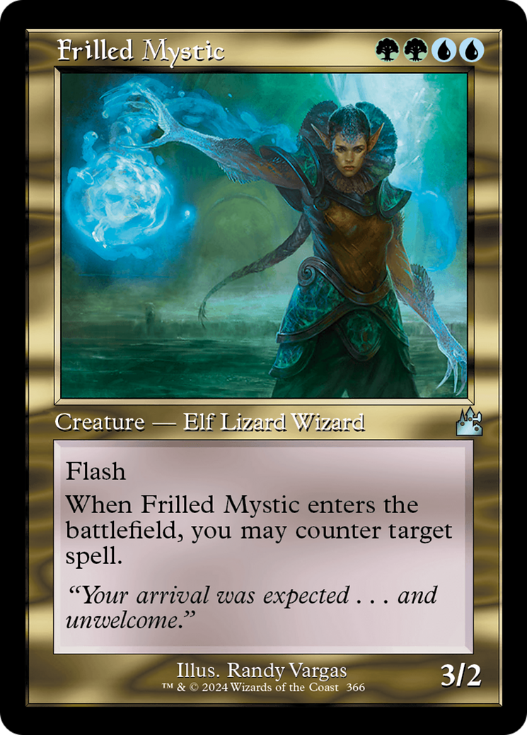 Frilled Mystic (Retro Frame) [Ravnica Remastered] | RetroPlay Games