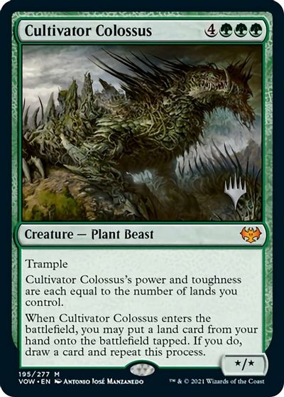 Cultivator Colossus (Promo Pack) [Innistrad: Crimson Vow Promos] | RetroPlay Games