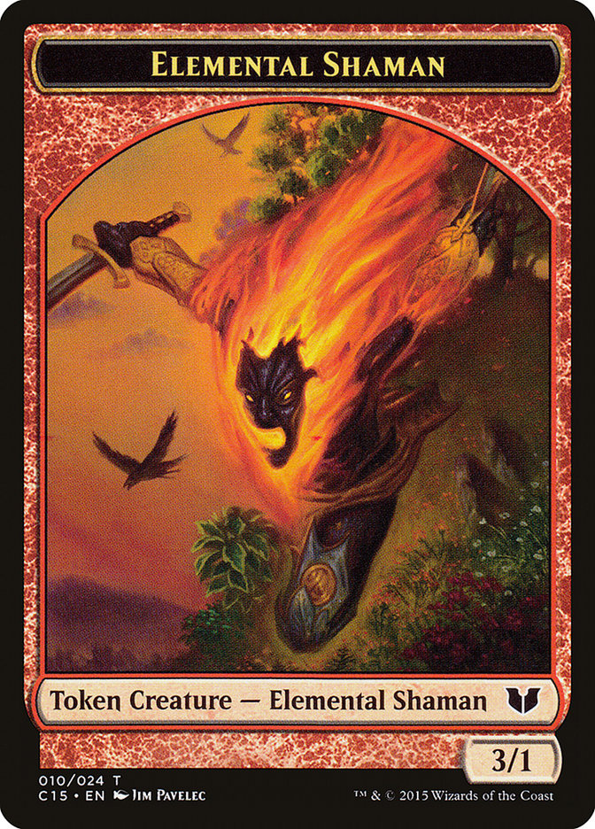 Elemental Shaman Token [Commander 2015 Tokens] | RetroPlay Games