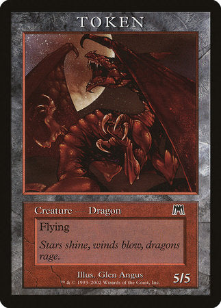 Dragon Token (Onslaught) [Magic Player Rewards 2002] | RetroPlay Games