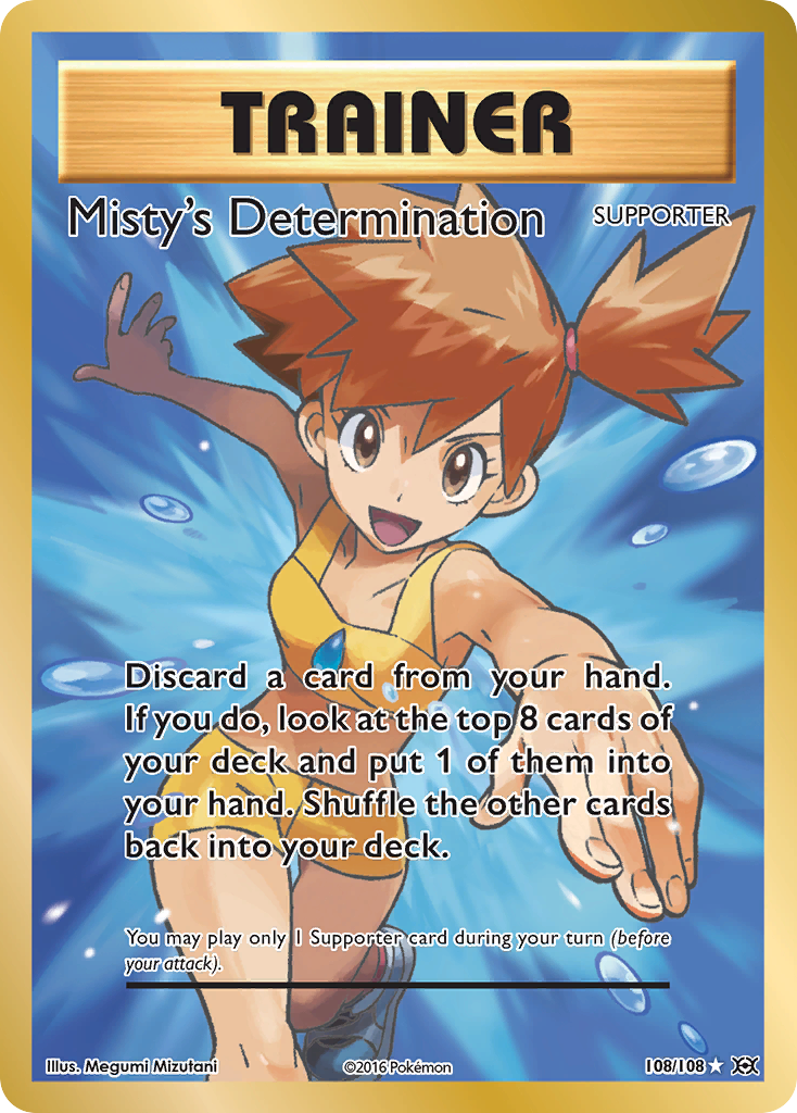 Misty's Determination (108/108) [XY: Evolutions] | RetroPlay Games