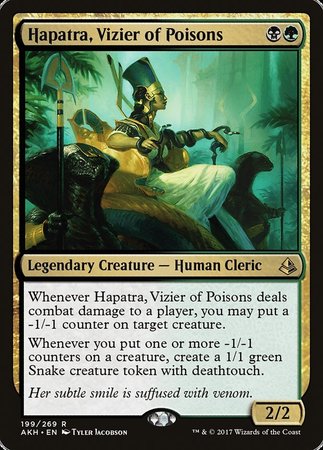 Hapatra, Vizier of Poisons [Amonkhet] | RetroPlay Games