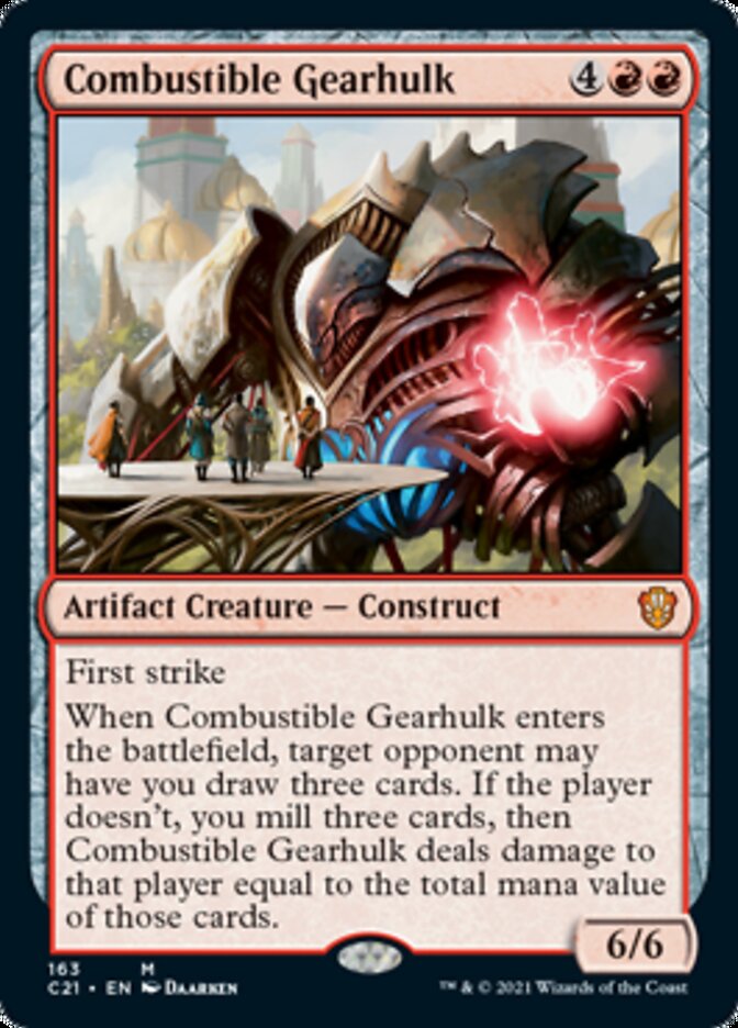 Combustible Gearhulk [Commander 2021] | RetroPlay Games