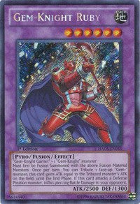 Gem-Knight Ruby [HA05-EN019] Secret Rare | RetroPlay Games