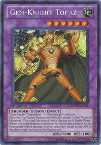 Gem-Knight Topaz [HA05-EN021] Secret Rare | RetroPlay Games