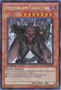 Steelswarm Caucastag [HA05-EN050] Secret Rare | RetroPlay Games