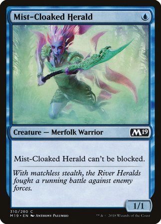 Mist-Cloaked Herald [Core Set 2019] | RetroPlay Games