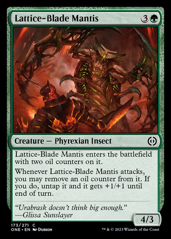 Lattice-Blade Mantis [Phyrexia: All Will Be One] | RetroPlay Games