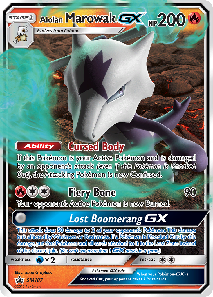 Alolan Marowak GX (SM187) [Sun & Moon: Black Star Promos] | RetroPlay Games