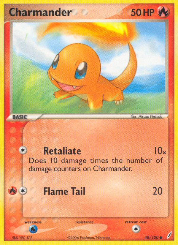 Charmander (48/100) [EX: Crystal Guardians] | RetroPlay Games