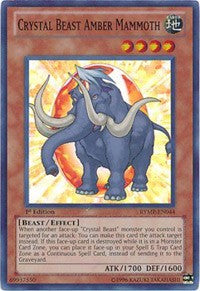 Crystal Beast Amber Mammoth [RYMP-EN044] Super Rare | RetroPlay Games