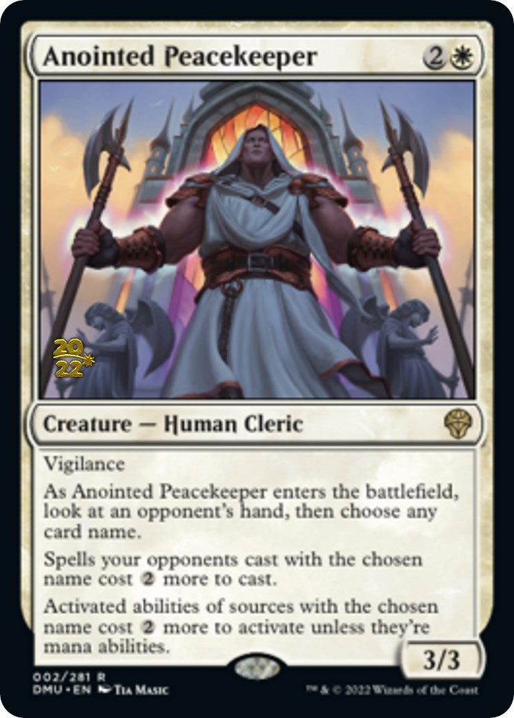 Anointed Peacekeeper [Dominaria United Prerelease Promos] | RetroPlay Games