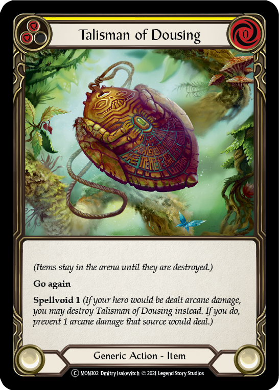 Talisman of Dousing [U-MON302-RF] (Monarch Unlimited)  Unlimited Rainbow Foil | RetroPlay Games