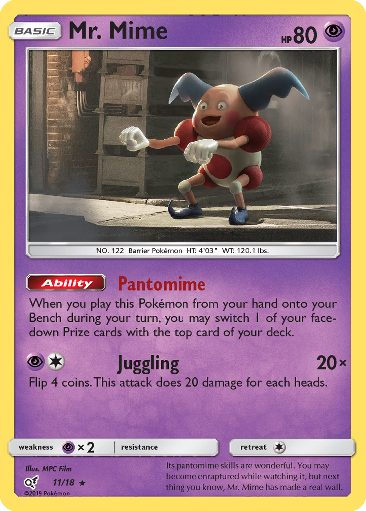 Mr. Mime (11/18) [Sun & Moon: Detective Pikachu] | RetroPlay Games