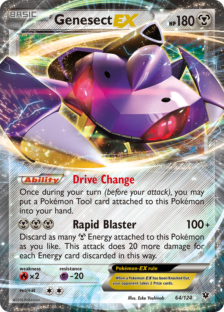 Genesect EX (64/124) [XY: Fates Collide] | RetroPlay Games