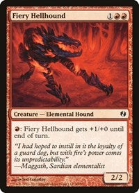 Fiery Hellhound [Duel Decks: Venser vs. Koth] | RetroPlay Games