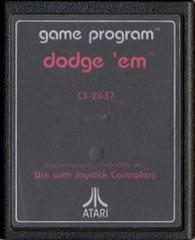 Dodge 'Em [Text Label] - Atari 2600 | RetroPlay Games
