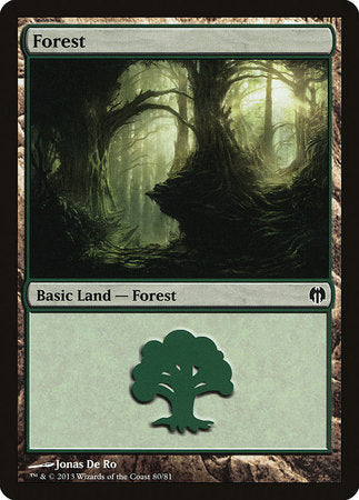 Forest (80) [Duel Decks: Heroes vs. Monsters] | RetroPlay Games