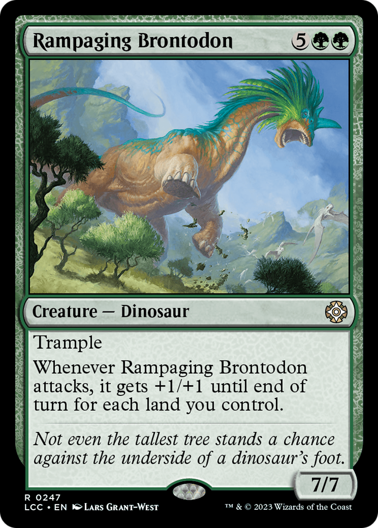 Rampaging Brontodon [The Lost Caverns of Ixalan Commander] | RetroPlay Games