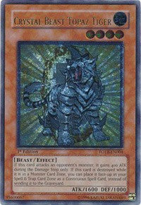 Crystal Beast Topaz Tiger (UTR) [FOTB-EN004] Ultimate Rare | RetroPlay Games