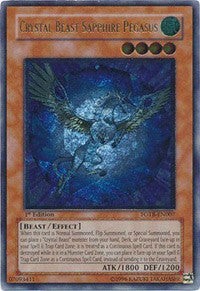 Crystal Beast Sapphire Pegasus (UTR) [FOTB-EN007] Ultimate Rare | RetroPlay Games