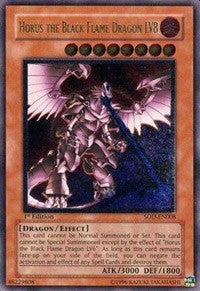 Horus the Black Flame Dragon LV8 (UTR) [SOD-EN008] Ultimate Rare | RetroPlay Games