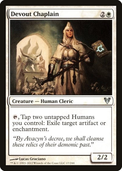 Devout Chaplain [Avacyn Restored] | RetroPlay Games