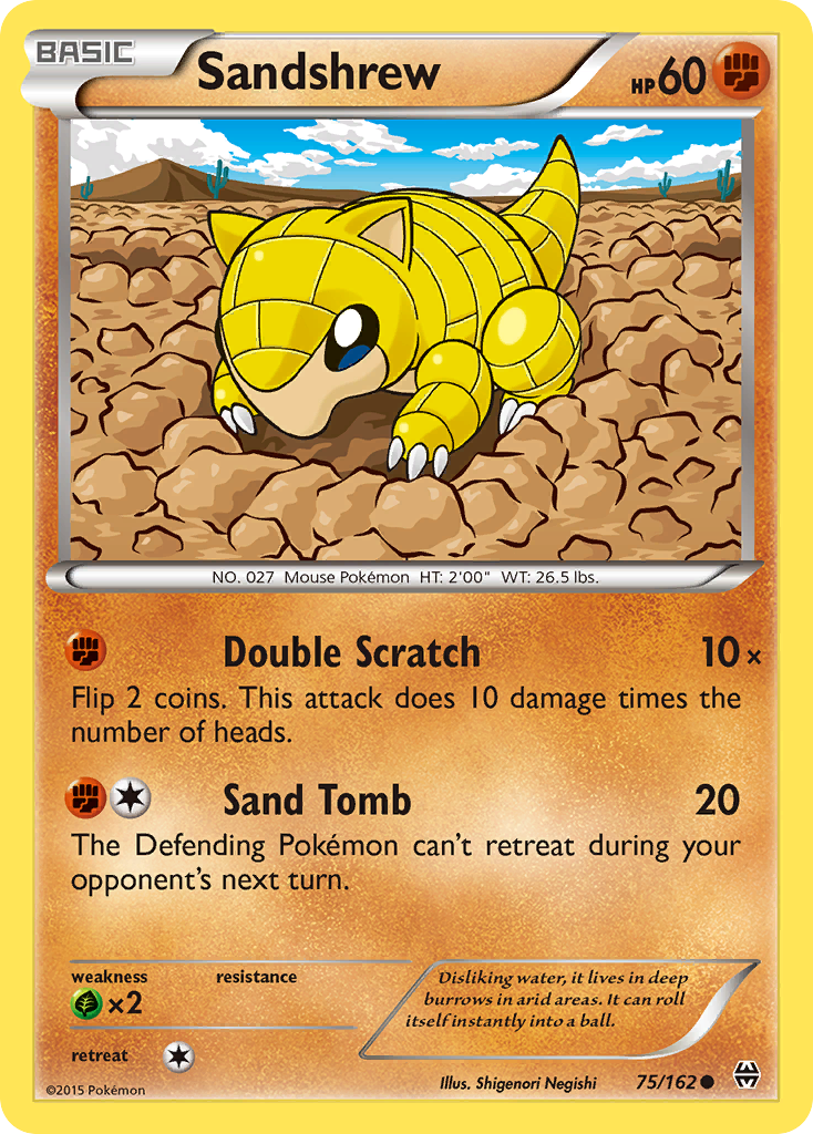 Sandshrew (75/162) [XY: BREAKthrough] | RetroPlay Games