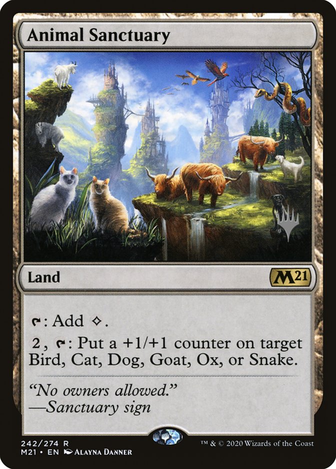 Animal Sanctuary (Promo Pack) [Core Set 2021 Promos] | RetroPlay Games