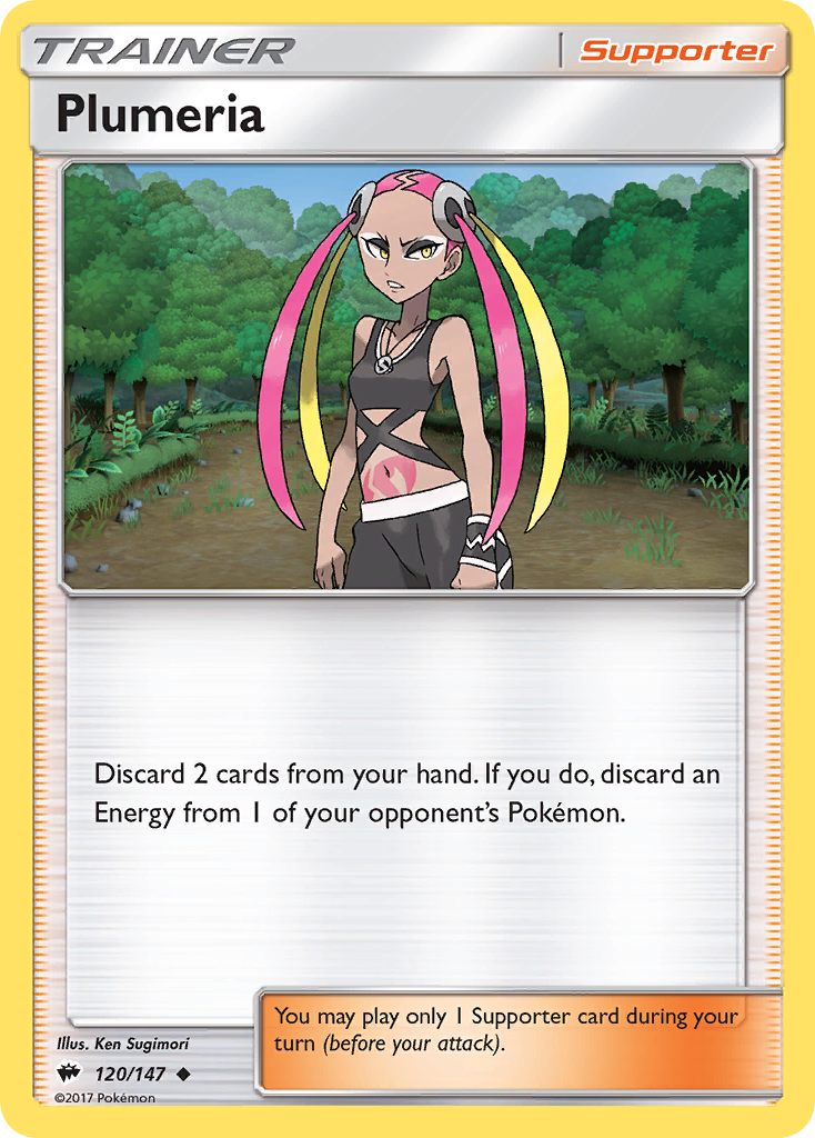 Plumeria (120/147) [Sun & Moon: Burning Shadows] | RetroPlay Games