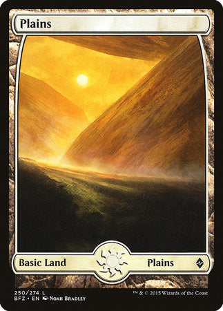 Plains (250) - Full Art [Battle for Zendikar] | RetroPlay Games