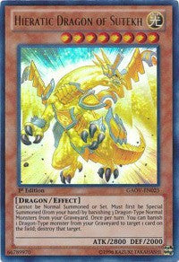 Hieratic Dragon of Sutekh [GAOV-EN025] Ultra Rare | RetroPlay Games