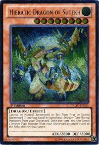 Hieratic Dragon of Sutekh (UTR) [GAOV-EN025] Ultimate Rare | RetroPlay Games