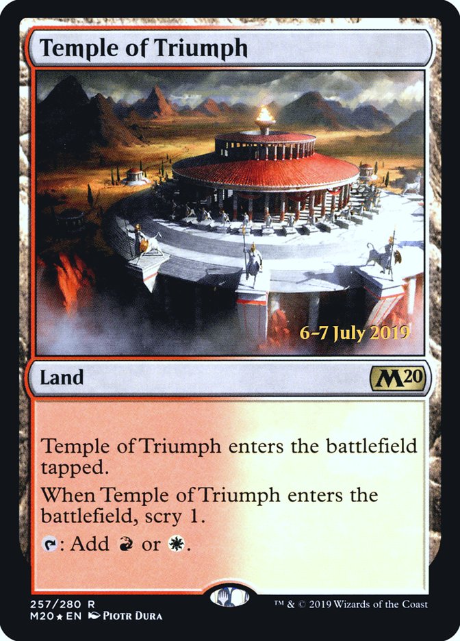 Temple of Triumph  [Core Set 2020 Prerelease Promos] | RetroPlay Games