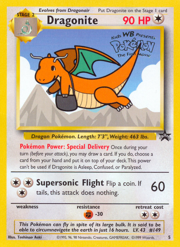 Dragonite (5) [Wizards of the Coast: Black Star Promos] | RetroPlay Games