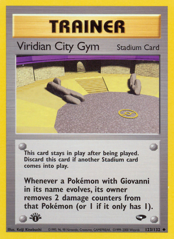 Viridian City Gym (123/132) [Gym Challenge 1st Edition] | RetroPlay Games