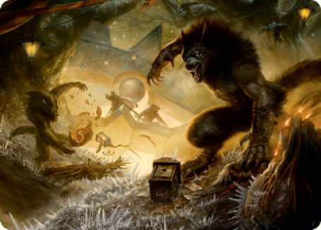 Storm the Festival Art Card [Innistrad: Midnight Hunt Art Series] | RetroPlay Games