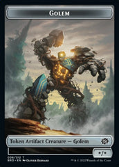 Powerstone // Golem Double-Sided Token [The Brothers' War Tokens] | RetroPlay Games