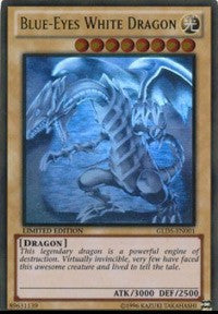 Blue-Eyes White Dragon [GLD5-EN001] Ghost/Gold Rare | RetroPlay Games