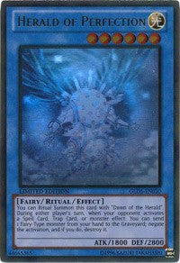 Herald of Perfection [GLD5-EN030] Ghost/Gold Rare | RetroPlay Games