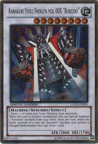 Karakuri Steel Shogun mdl 00X Bureido [GLD5-EN035] Gold Rare | RetroPlay Games