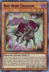 Red Rose Dragon (Purple) [LDS2-EN108] Ultra Rare | RetroPlay Games