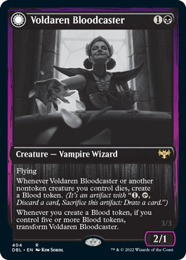 Voldaren Bloodcaster // Bloodbat Summoner [Innistrad: Double Feature] | RetroPlay Games