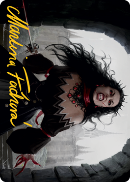 Voldaren Stinger Art Card (Gold-Stamped Signature) [Innistrad: Midnight Hunt Art Series] | RetroPlay Games