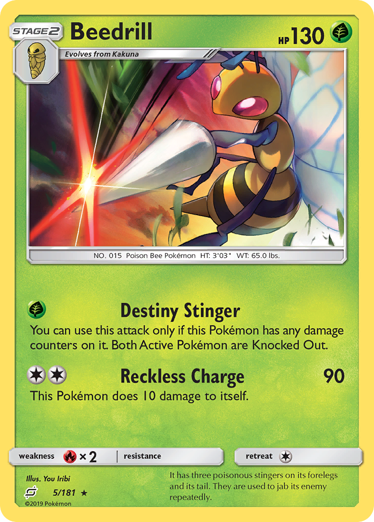 Beedrill (5/181) [Sun & Moon: Team Up] | RetroPlay Games