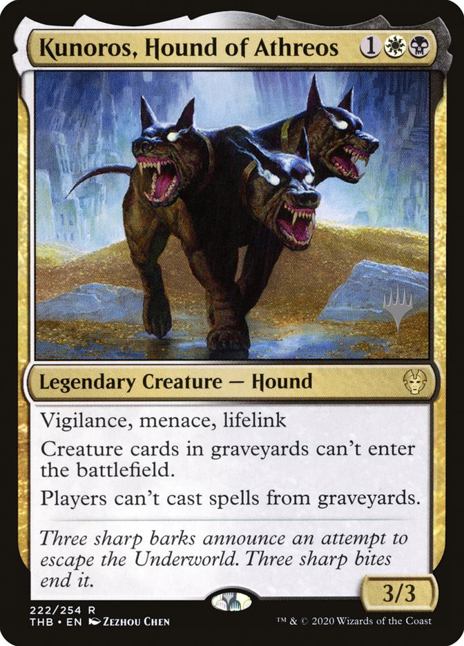 Kunoros, Hound of Athreos (Promo Pack) [Theros Beyond Death Promos] | RetroPlay Games