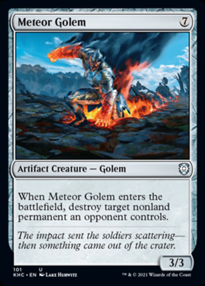 Meteor Golem [Kaldheim Commander] | RetroPlay Games